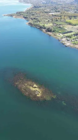 Sapanca Gölü’nde su çekildi